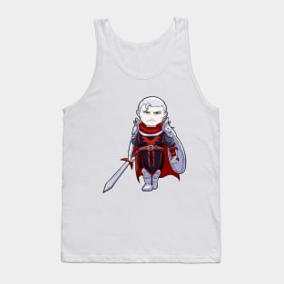 Dark Paladin with Sword and Shield Tank Top